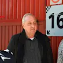 Johan Cruyff (NED) with Max Verstappen (NED) Scuderia Toro Rosso and Jos Verstappen (NED) at Formula One Testing, Day Two, Barcelona, Spain, Wednesday 2 March 2016. © Sutton Motorsport Images