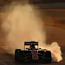 Pascal Wehrlein (GER) Manor Racing MRT05 locks up at Formula One Testing, Day Two, Barcelona, Spain, Wednesday 2 March 2016. © Sutton Motorsport Images