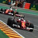Kimi Raikkonen (FIN) Ferrari SF16-H and Sebastian Vettel (GER) Ferrari SF16-H at Formula One World Championship, Rd13, Belgian Grand Prix, Practice, Spa Francorchamps, Belgium, Friday 26 August 2016. © Sutton Images