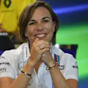 Claire Williams (GBR) Williams Deputy Team Principal in the Press Conference at Formula One World Championship, Rd13, Belgian Grand Prix, Practice, Spa Francorchamps, Belgium, Friday 26 August 2016. © Sutton Images