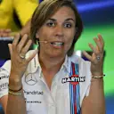 Claire Williams (GBR) Williams Deputy Team Principal in the Press Conference at Formula One World Championship, Rd13, Belgian Grand Prix, Practice, Spa Francorchamps, Belgium, Friday 26 August 2016. © Sutton Images