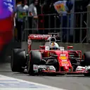 Sebastian Vettel (GER) Ferrari SF16-H at Formula One World Championship, Rd13, Belgian Grand Prix, Practice, Spa Francorchamps, Belgium, Friday 26 August 2016. © Sutton Images