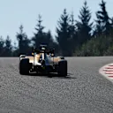 Jolyon Palmer (GBR) Renault Sport F1 Team RS16 at Formula One World Championship, Rd13, Belgian Grand Prix, Qualifying, Spa Francorchamps, Belgium, Saturday 27 August 2016. © Sutton Images