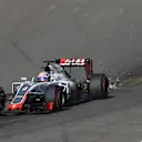 Romain Grosjean (FRA) Haas VF-16 sparks at Formula One World Championship, Rd13, Belgian Grand Prix, Qualifying, Spa Francorchamps, Belgium, Saturday 27 August 2016. © Sutton Images