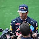 Daniel Ricciardo (AUS) Red Bull Racing talks with the media at Formula One World Championship, Rd13, Belgian Grand Prix, Qualifying, Spa Francorchamps, Belgium, Saturday 27 August 2016. © Sutton Images
