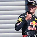 Max Verstappen (NED) Red Bull Racing celebrates in parc ferme at Formula One World Championship, Rd13, Belgian Grand Prix, Qualifying, Spa Francorchamps, Belgium, Saturday 27 August 2016. © Sutton Images