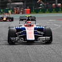Esteban Ocon (FRA) Manor Racing on the grid at Formula One World Championship, Rd13, Belgian Grand Prix, Race, Spa Francorchamps, Belgium, Sunday 28 August 2016. © Sutton Images