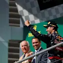 Daniel Ricciardo (AUS) Red Bull Racing celebrates on the podium at Formula One World Championship, Rd13, Belgian Grand Prix, Race, Spa Francorchamps, Belgium, Sunday 28 August 2016. © Sutton Images