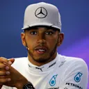 Lewis Hamilton (GBR) Mercedes AMG F1 in the Press Conference at Formula One World Championship, Rd13, Belgian Grand Prix, Race, Spa Francorchamps, Belgium, Sunday 28 August 2016. © Sutton Images