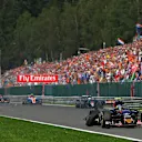 Carlos Sainz (ESP) Scuderia Toro Rosso STR11 with rear puncture / blow out at Formula One World Championship, Rd13, Belgian Grand Prix, Race, Spa Francorchamps, Belgium, Sunday 28 August 2016. © Sutton Images