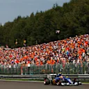 Felipe Nasr (BRA) Sauber C35 at Formula One World Championship, Rd13, Belgian Grand Prix, Race, Spa Francorchamps, Belgium, Sunday 28 August 2016. © Sutton Images