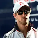 Romain Grosjean (FRA) Haas F1 on the drivers paradeat Formula One World Championship, Rd13, Belgian Grand Prix, Race, Spa Francorchamps, Belgium, Sunday 28 August 2016. © Sutton Images