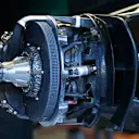 Mercedes-Benz F1 W07 Hybrid front brake and wheel hub at Formula One World Championship, Rd13, Belgian Grand Prix, Preparations, Spa Francorchamps, Belgium, Thursday 25 August 2016. © Sutton Images