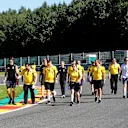 Jolyon Palmer (GBR) Renault Sport F1 Team walks the track at Formula One World Championship, Rd13, Belgian Grand Prix, Preparations, Spa Francorchamps, Belgium, Thursday 25 August 2016. © Sutton Images