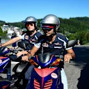 Carlos Sainz (ESP) Scuderia Toro Rosso rides the circuit on a scooter at Formula One World Championship, Rd13, Belgian Grand Prix, Preparations, Spa Francorchamps, Belgium, Thursday 25 August 2016. © Sutton Images
