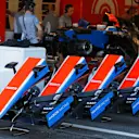 Manor Racing MRT05 nose and front wings at Formula One World Championship, Rd13, Belgian Grand Prix, Preparations, Spa Francorchamps, Belgium, Thursday 25 August 2016. © Sutton Images