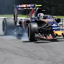 Carlos Sainz jr (ESP) Scuderia Toro Rosso STR11 locks up at Formula One World Championship, Rd20, Brazilian Grand Prix, Practice, Interlagos, Sao Paulo, Brazil, Friday 11 November 2016. © Sutton Images