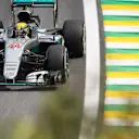 Lewis Hamilton (GBR) Mercedes-Benz F1 W07 Hybrid at Formula One World Championship, Rd20, Brazilian Grand Prix, Practice, Interlagos, Sao Paulo, Brazil, Friday 11 November 2016. © Sutton Images
