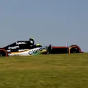 Sergio Perez (MEX) Force India VJM09 at Formula One World Championship, Rd20, Brazilian Grand Prix, Practice, Interlagos, Sao Paulo, Brazil, Friday 11 November 2016. © Sutton Images
