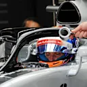 Romain Grosjean (FRA) Haas VF-16 with halo at Formula One World Championship, Rd20, Brazilian Grand Prix, Practice, Interlagos, Sao Paulo, Brazil, Friday 11 November 2016. © Sutton Images
