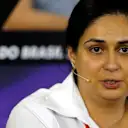 Monisha Kaltenborn (AUT) Sauber Team Prinicpal in the Press Conference at Formula One World Championship, Rd20, Brazilian Grand Prix, Practice, Interlagos, Sao Paulo, Brazil, Friday 11 November 2016. © Sutton Images