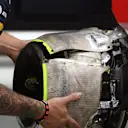 Red Bull Racing RB12 rear wheel hub at Formula One World Championship, Rd20, Brazilian Grand Prix, Practice, Interlagos, Sao Paulo, Brazil, Friday 11 November 2016. © Sutton Images