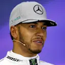 Pole sitter Lewis Hamilton (GBR) Mercedes AMG F1 in the Press Conference at Formula One World Championship, Rd20, Brazilian Grand Prix, Qualifying, Interlagos, Sao Paulo, Brazil, Saturday 12 November 2016. © Sutton Images