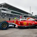 Sebastian Vettel (GER) Ferrari SF16-H at Formula One World Championship, Rd20, Brazilian Grand Prix, Qualifying, Interlagos, Sao Paulo, Brazil, Saturday 12 November 2016. © Sutton Images