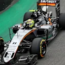 Sergio Perez (MEX) Force India VJM09 at Formula One World Championship, Rd20, Brazilian Grand Prix, Qualifying, Interlagos, Sao Paulo, Brazil, Saturday 12 November 2016. © Sutton Images