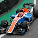 Esteban Ocon (FRA) Manor Racing MRT05 at Formula One World Championship, Rd20, Brazilian Grand Prix, Qualifying, Interlagos, Sao Paulo, Brazil, Saturday 12 November 2016. © Sutton Images