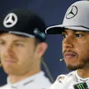 Lewis Hamilton (GBR) Mercedes AMG F1 in the Press Conference at Formula One World Championship, Rd20, Brazilian Grand Prix, Race, Interlagos, Sao Paulo, Brazil, Sunday 13 November 2016. © Sutton Images