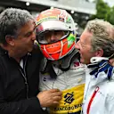 Felipe Nasr (BRA) Sauber celebrates in parc ferme at Formula One World Championship, Rd20, Brazilian Grand Prix, Race, Interlagos, Sao Paulo, Brazil, Sunday 13 November 2016. © Sutton Images