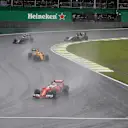 Sebastian Vettel (GER) Ferrari SF16-H at Formula One World Championship, Rd20, Brazilian Grand Prix, Race, Interlagos, Sao Paulo, Brazil, Sunday 13 November 2016. © Sutton Images