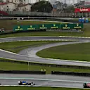 Carlos Sainz jr (ESP) Scuderia Toro Rosso STR11 leads Felipe Nasr (BRA) Sauber C35 and Daniel Ricciardo (AUS) Red Bull Racing RB12 at Formula One World Championship, Rd20, Brazilian Grand Prix, Race, Interlagos, Sao Paulo, Brazil, Sunday 13 November 2016. © Sutton Images