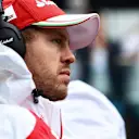 Sebastian Vettel (GER) Ferrari on the drivers parade at Formula One World Championship, Rd20, Brazilian Grand Prix, Race, Interlagos, Sao Paulo, Brazil, Sunday 13 November 2016. © Sutton Images