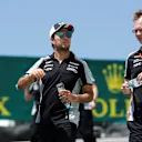 Sergio Perez (MEX) Force India walks the track at Formula One World Championship, Rd20, Brazilian Grand Prix, Preparations, Interlagos, Sao Paulo, Brazil, Thursday 10 November 2016. © Sutton Images