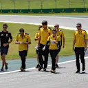 Jolyon Palmer (GBR) Renault Sport F1 Team walks the track at Formula One World Championship, Rd20, Brazilian Grand Prix, Preparations, Interlagos, Sao Paulo, Brazil, Thursday 10 November 2016. © Sutton Images