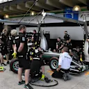 Mercedes AMG F1 practise pit stops at Formula One World Championship, Rd20, Brazilian Grand Prix, Preparations, Interlagos, Sao Paulo, Brazil, Thursday 10 November 2016. © Sutton Images