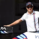 Felipe Massa (BRA) Williams celebrates his final Brazilian Grand Prix at Formula One World Championship, Rd20, Brazilian Grand Prix, Preparations, Interlagos, Sao Paulo, Brazil, Thursday 10 November 2016. © Sutton Images