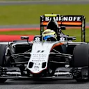 Sergio Perez (MEX) Force India VJM09 at Formula One World Championship, Rd10, British Grand Prix, Practice, Silverstone, England, Friday 8 July 2016. © Sutton Images