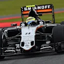 Sergio Perez (MEX) Force India VJM09 at Formula One World Championship, Rd10, British Grand Prix, Practice, Silverstone, England, Friday 8 July 2016. © Sutton Images