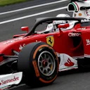 Sebastian Vettel (GER) Ferrari SF16-H with halo at Formula One World Championship, Rd10, British Grand Prix, Practice, Silverstone, England, Friday 8 July 2016. © Sutton Images