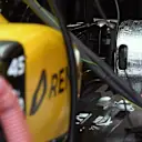 Renault Sport F1 Team RS16 rear wheel hub at Formula One World Championship, Rd10, British Grand Prix, Practice, Silverstone, England, Friday 8 July 2016. © Sutton Images