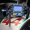 Ferrari SF16-H steering wheel at Formula One World Championship, Rd10, British Grand Prix, Practice, Silverstone, England, Friday 8 July 2016. © Sutton Images