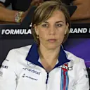 Claire Williams (GBR) Williams Deputy Team Principal in the Press Conference at Formula One World Championship, Rd10, British Grand Prix, Practice, Silverstone, England, Friday 8 July 2016. © Sutton Images