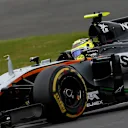 Sergio Perez (MEX) Force India VJM09 at Formula One World Championship, Rd10, British Grand Prix, Qualifying, Silverstone, England, Saturday 9 July 2016. © Sutton Images