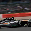 Sergio Perez (MEX) Force India VJM09 at Formula One World Championship, Rd10, British Grand Prix, Qualifying, Silverstone, England, Saturday 9 July 2016. © Sutton Images