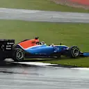 Pascal Wehrlein (GER) Manor Racing MRT05 spins out and retires form the race at Formula One World Championship, Rd10, British Grand Prix, Race, Silverstone, England, Sunday 10 July 2016. © Sutton Images