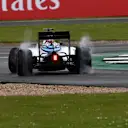Valtteri Bottas (FIN) Williams FW38 spins at Formula One World Championship, Rd10, British Grand Prix, Race, Silverstone, England, Sunday 10 July 2016. © Sutton Images