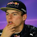 Max Verstappen (NED) Red Bull Racing in the Press Conference at Formula One World Championship, Rd10, British Grand Prix, Race, Silverstone, England, Sunday 10 July 2016. © Sutton Images